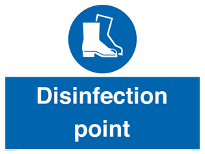 Disinfection point